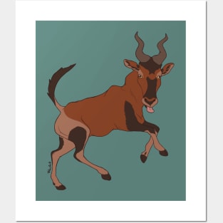 Hartebeest Posters and Art